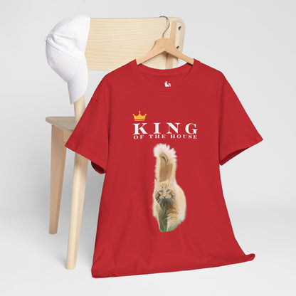 Cartoonified King of the House Custom Cat T-Shirt