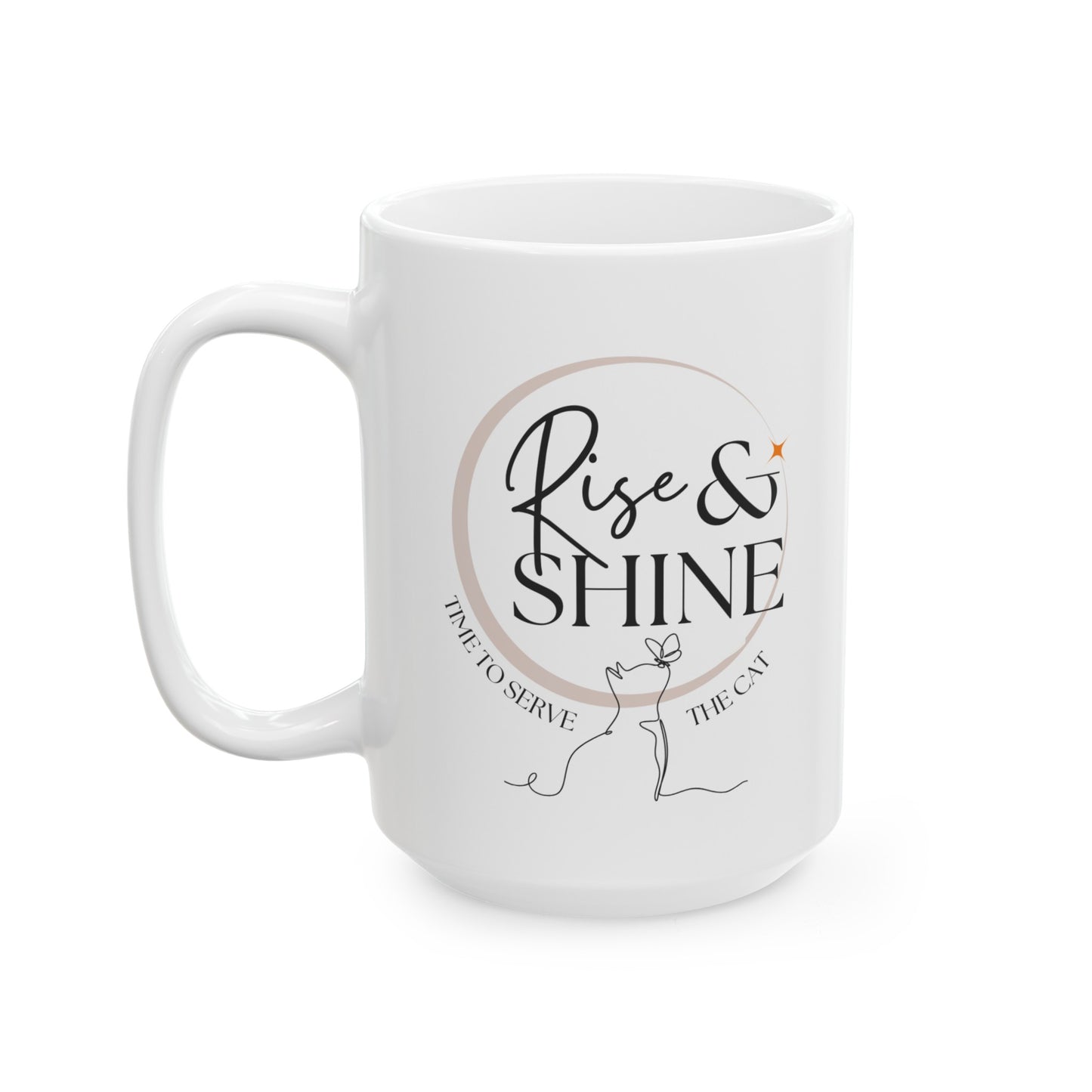 Rise & Shine Cat Mug