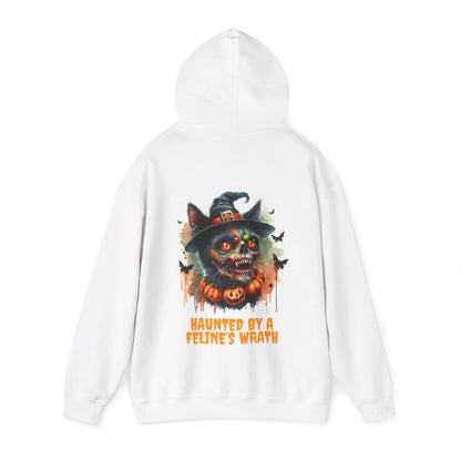 Haunted by a Feline's Wrath Halloween Hoodie