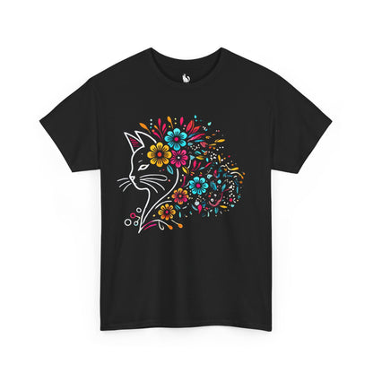 Floral Feline T-Shirt