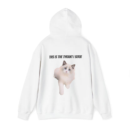 Cartoonified Tyrant I Serve Custom Cat Hoodie