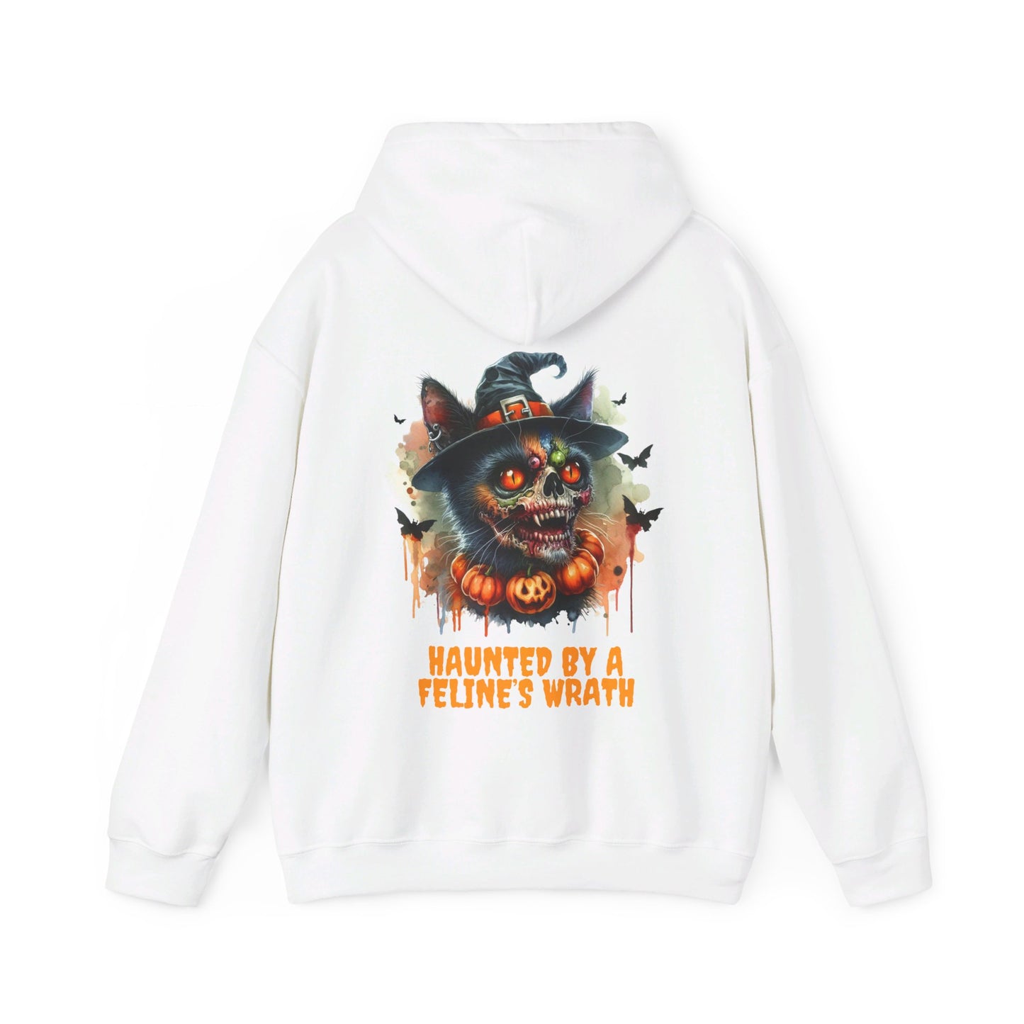 Haunted by a Feline's Wrath Halloween Hoodie