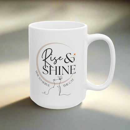 Rise & Shine Cat Mug