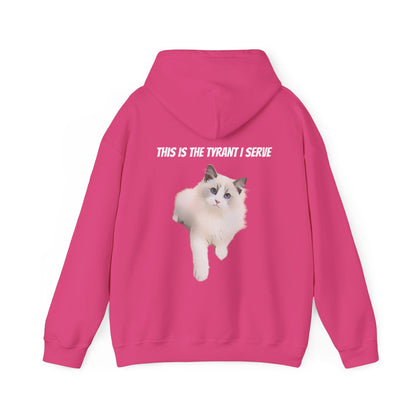 Cartoonified Tyrant I Serve Custom Cat Hoodie