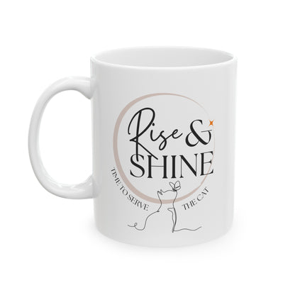 Rise & Shine Cat Mug