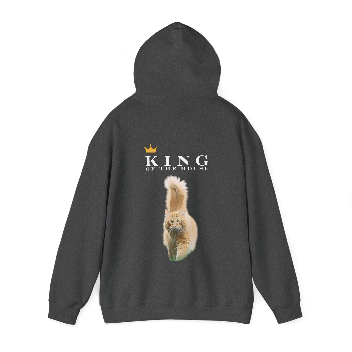 Cartoonified King of the House Custom Cat Hoodie