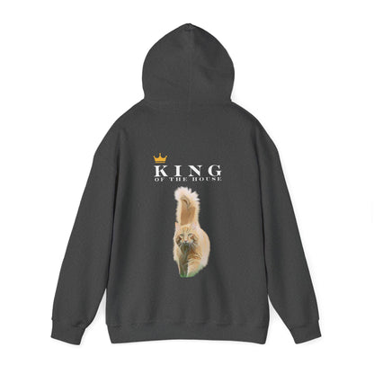 Cartoonified King of the House Custom Cat Hoodie